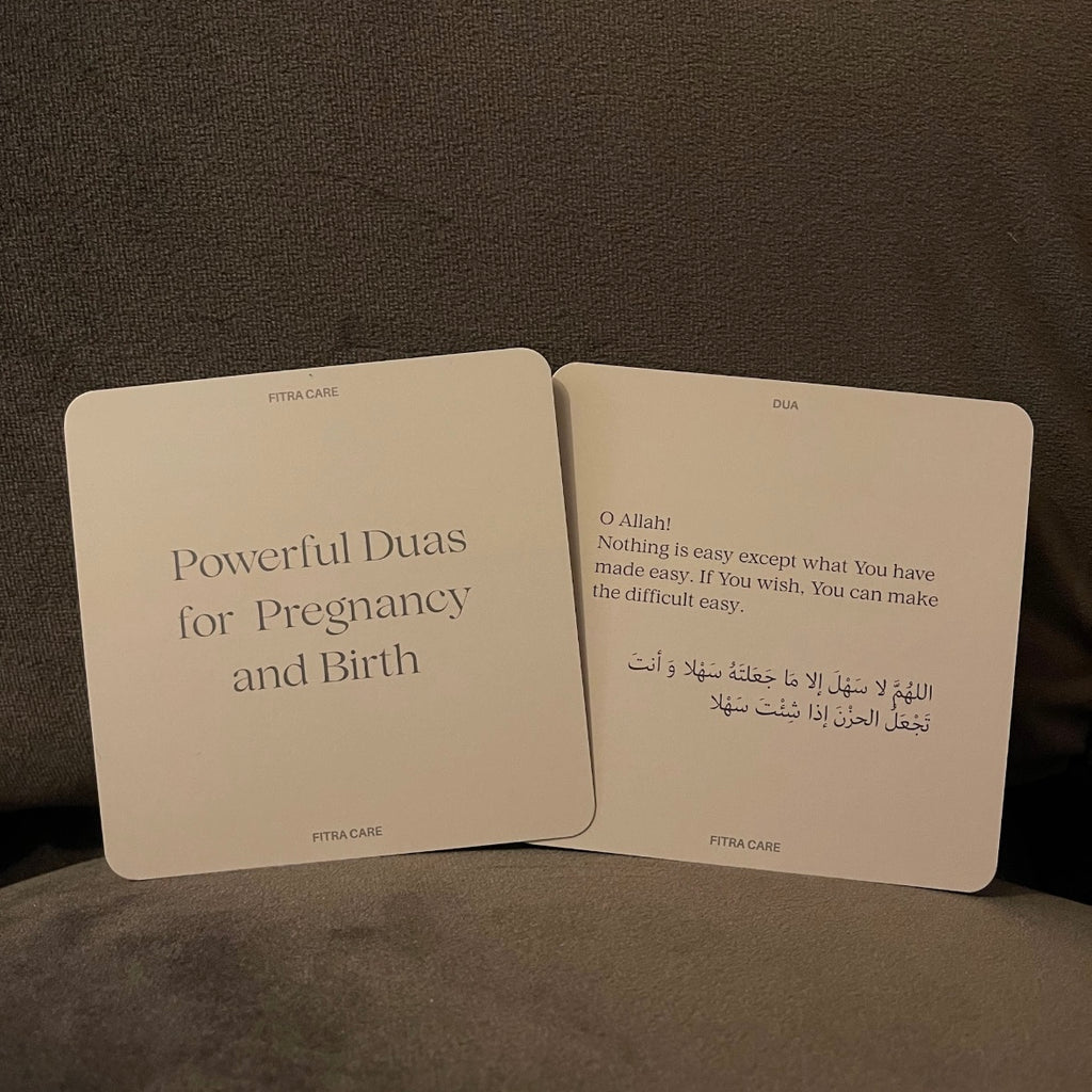 Fitra Pregnancy & Birth Affirmations + Duas Card Deck