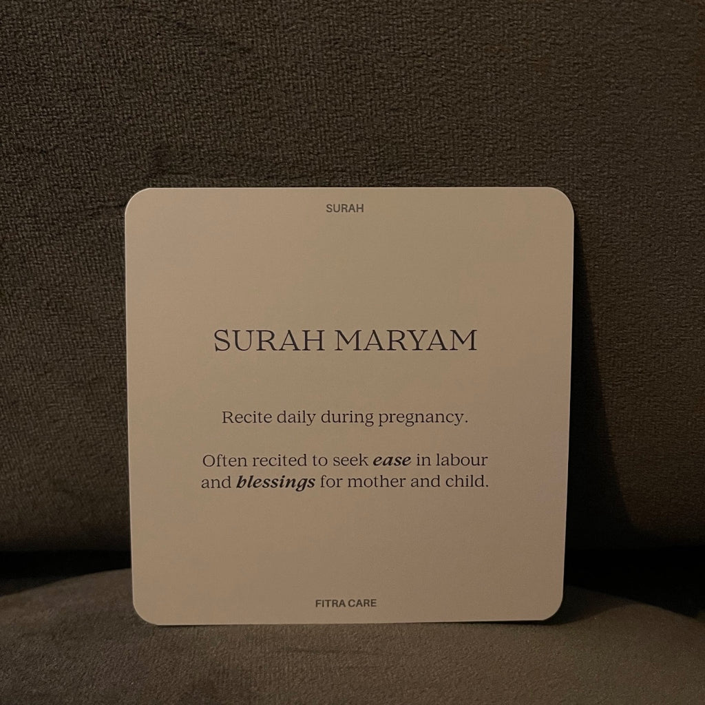 Fitra Pregnancy & Birth Affirmations + Duas Card Deck